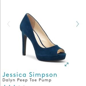 Jessica Simpson Dalyn Peep a toe pumps